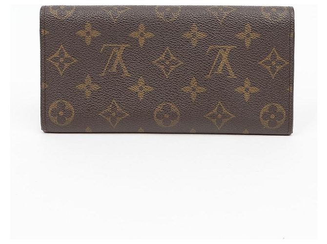 Louis Vuitton Geldbörse Braun Canvas - Ansicht 4