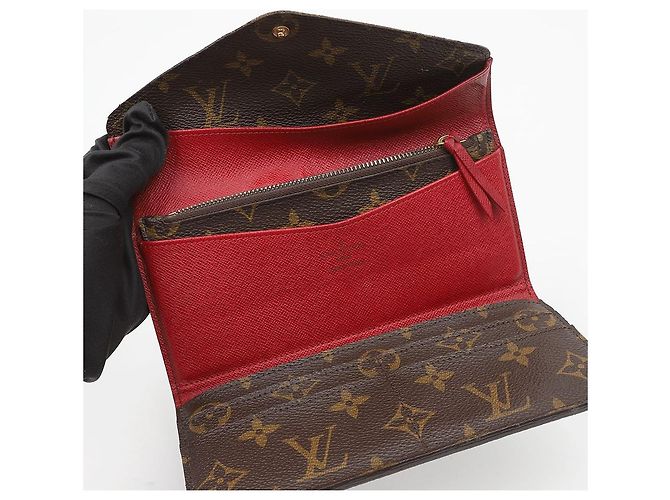 Louis Vuitton Geldbörse Braun Canvas - Ansicht 9