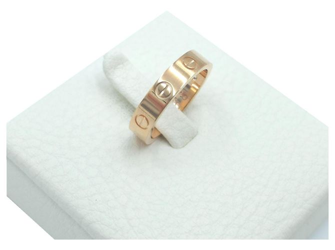 Cartier Love Diamond Ring Rose Gold Size Ring - Ansicht 10