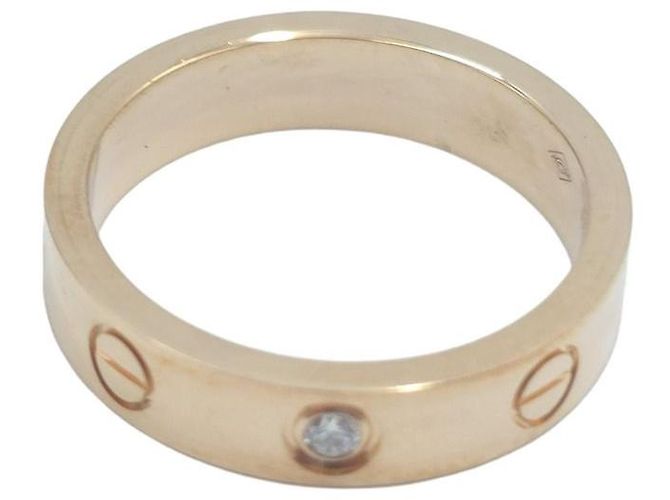 Cartier Love Diamond Ring Rose Gold Size Ring - Ansicht 2