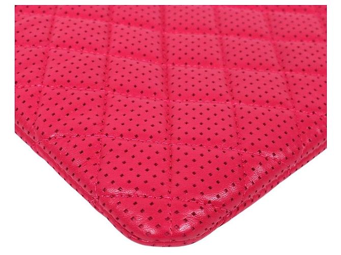 Chanel Clutch traforata rosa - vista 5