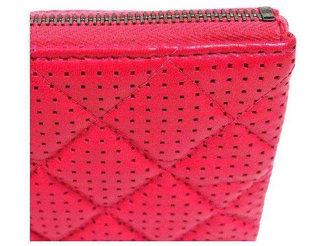 Chanel Clutch traforata rosa - vista 8