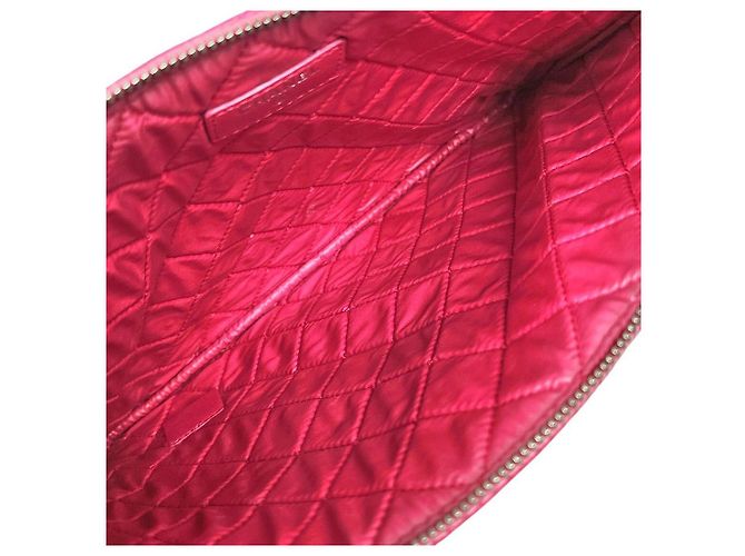 Chanel Clutch traforata rosa - vista 9
