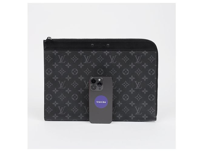 Louis Vuitton Pochette Jour Borsa a Mano da Uomo Monogram Eclipse - vista 10