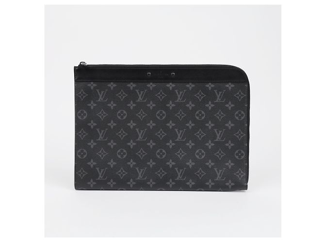 Louis Vuitton Pochette Jour Borsa a Mano da Uomo Monogram Eclipse - vista 2
