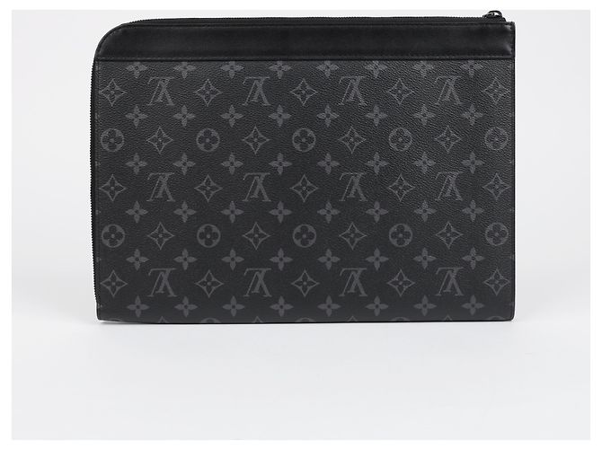 Louis Vuitton Pochette Jour Borsa a Mano da Uomo Monogram Eclipse - vista 4
