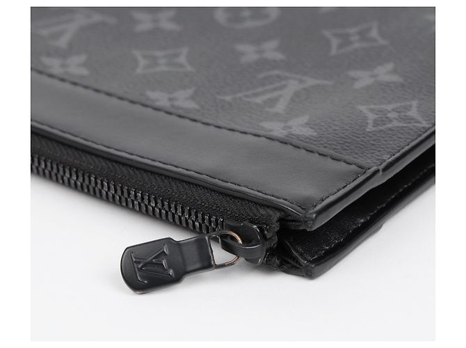 Louis Vuitton Pochette Jour Borsa a Mano da Uomo Monogram Eclipse - vista 8
