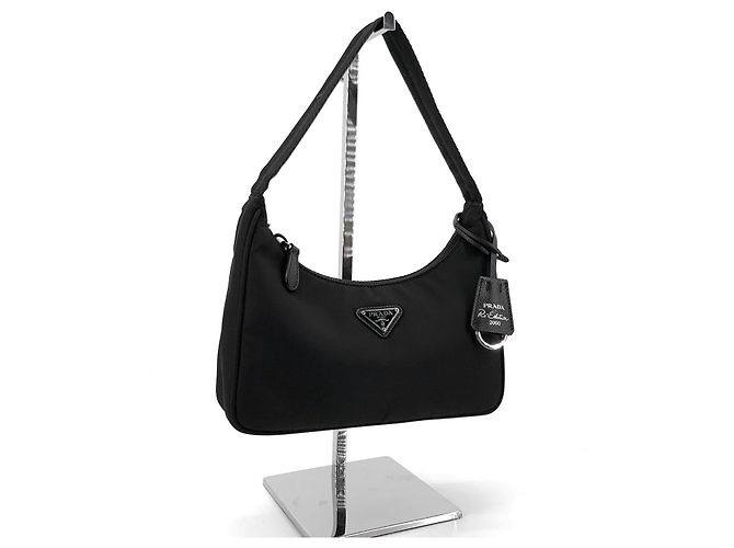 Prada Re-Edition Nylon Hobo-Tasche - Ansicht 9