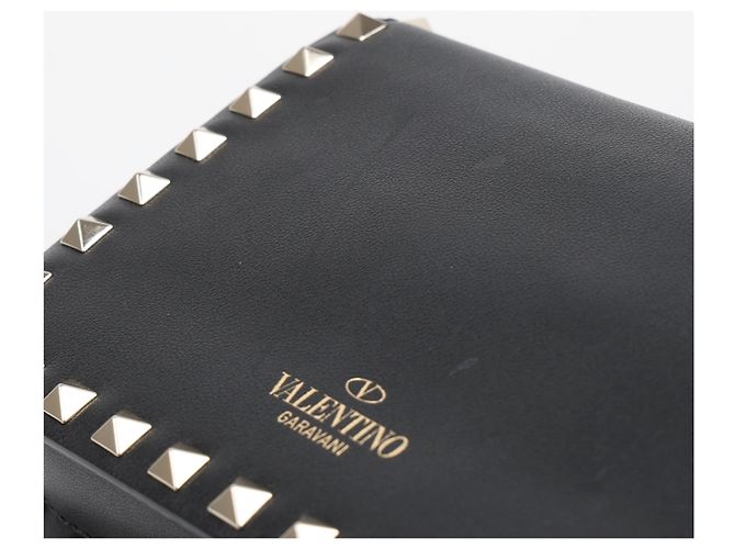 Valentino Borsa a tracolla Rockstud con patta Nera - vista 7