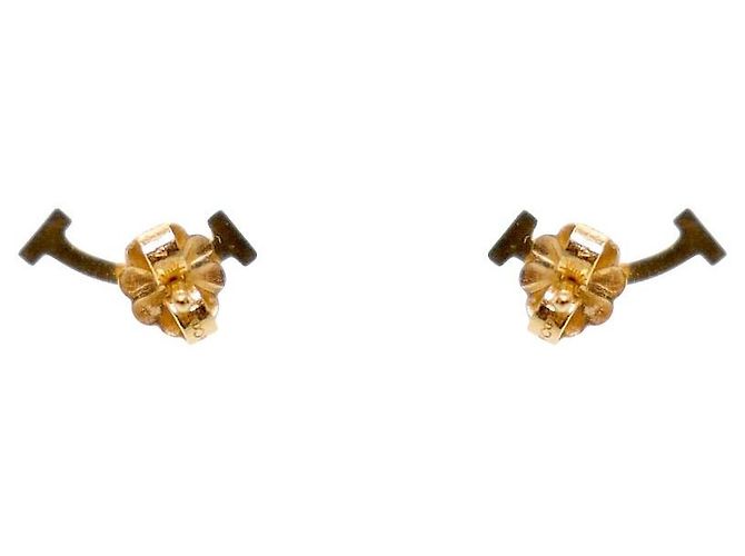 Orecchini Tiffany & Co T Smile in oro 18K - vista 3