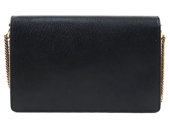 Givenchy Bolsa de ombro com aba preta - vista 3