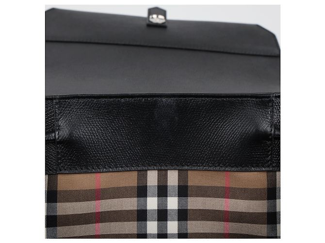 Zaino Burberry in pelle di vitello marrone - vista 11