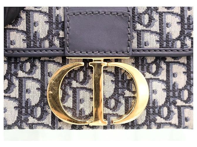 Dior Borsa a spalla Box Montaigne in jacquard Oblique - vista 14
