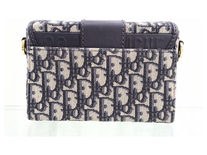 Dior Borsa a spalla Box Montaigne in jacquard Oblique - vista 3