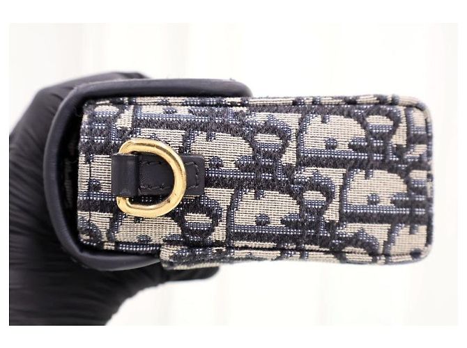 Dior Borsa a spalla Box Montaigne in jacquard Oblique - vista 5