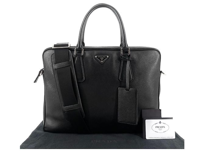 Prada Borsa porta documenti Saffiano Borsa Tote Borsa a tracolla - vista 8