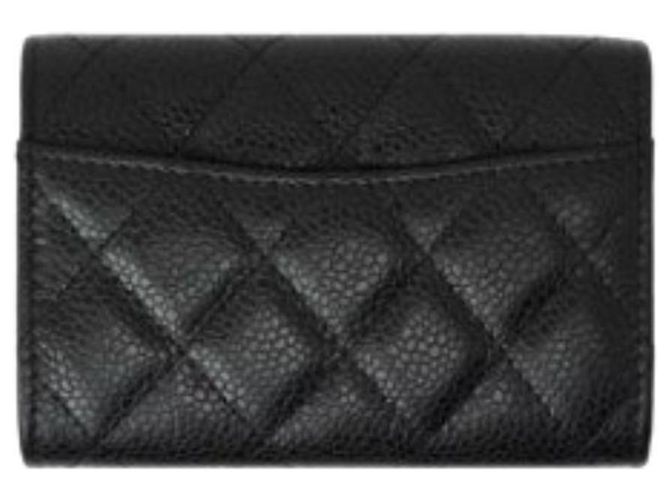Chanel Tarjetero Classic Black Gold - vista 9