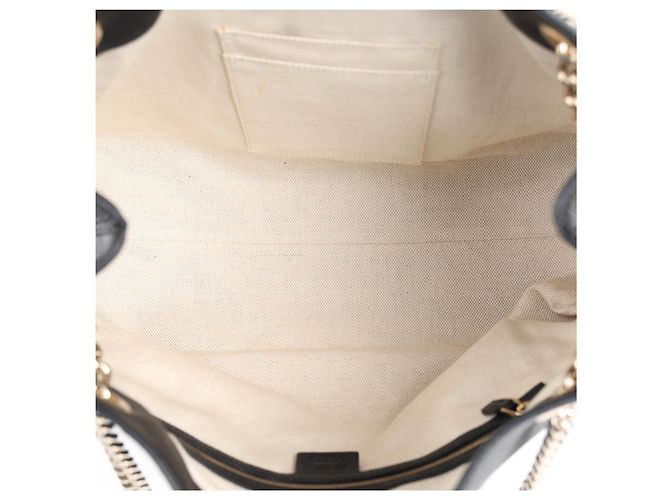 Gucci Borsa a tracolla con catena e nappe Nero - vista 12