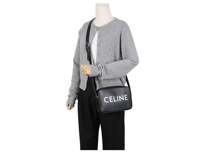Céline Borsa a tracolla con stampa logo - vista 13