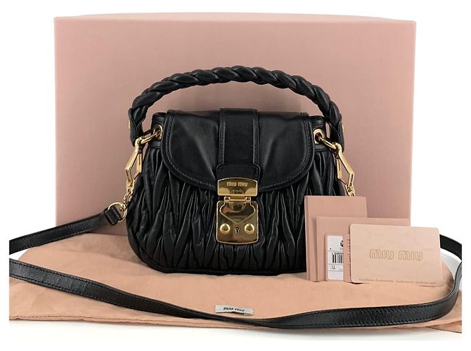 Miu Miu Borsa Tote e borsa a tracolla in Nappa Copper - vista 8