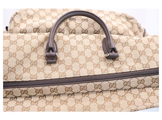 Gucci Borsa Boston Duffel Original Medium GG Canvas - vista 11
