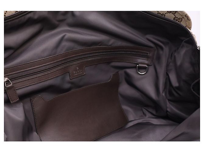 Gucci Borsa Boston Duffel Original Medium GG Canvas - vista 14