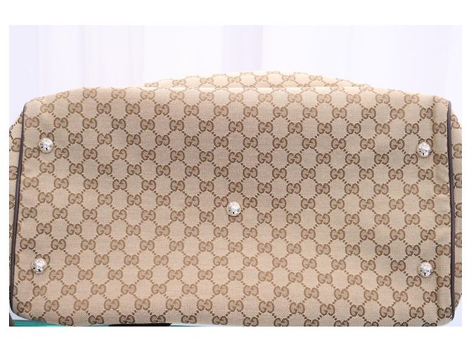 Gucci Borsa Boston Duffel Original Medium GG Canvas - vista 4