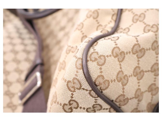 Gucci Borsa Boston Duffel Original Medium GG Canvas - vista 8