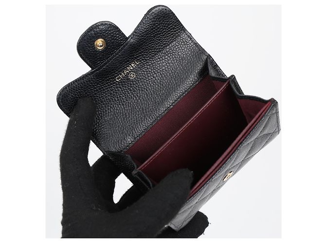Chanel Tarjetero Classic de Caviar - vista 9