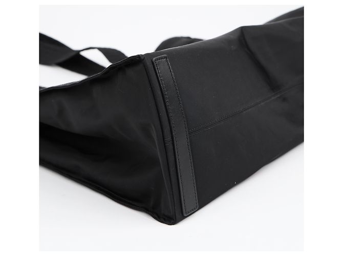 Burberry Borsa Tote in nylon con stampa logo Nero - vista 7