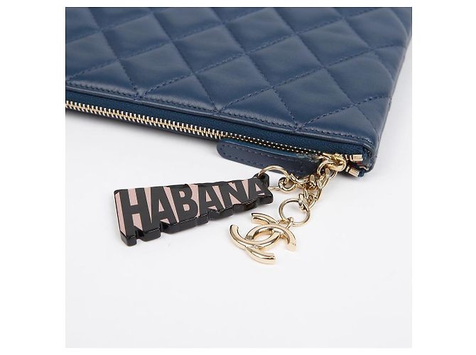 Clutch Havana Large Chanel Marrone Agnello - vista 10