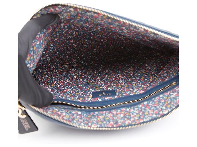 Clutch Havana Large Chanel Marrone Agnello - vista 13