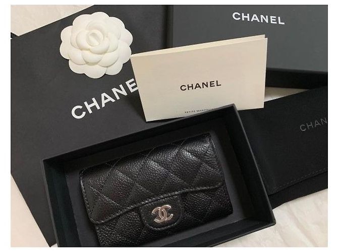 Chanel Kartenetui Classic Black Silver - Ansicht 5