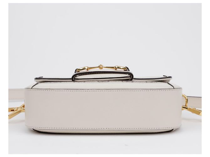 Gucci Horsebit Mini Schultertasche Weiß - Ansicht 7
