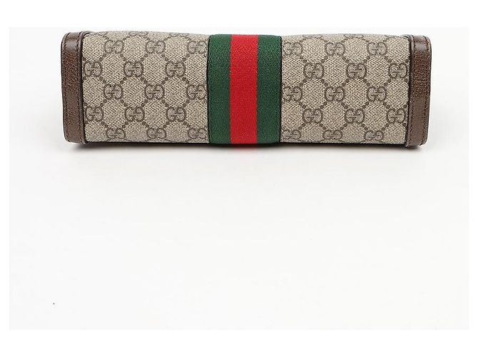 Gucci Borsa a tracolla Ophidia GG Small Brown - vista 10
