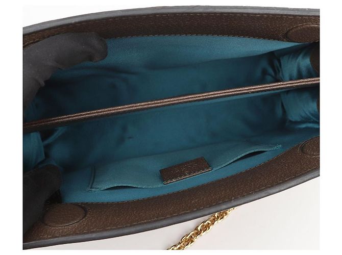 Gucci Borsa a tracolla Ophidia GG Small Brown - vista 13