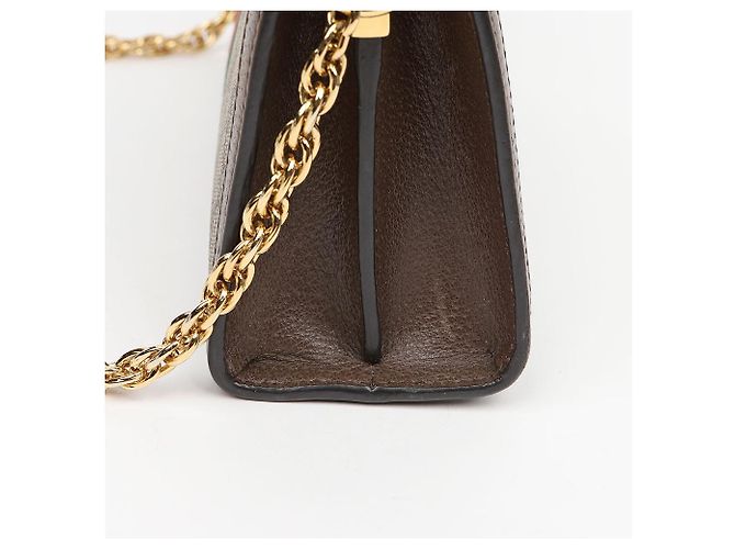 Gucci Borsa a tracolla Ophidia GG Small Brown - vista 7