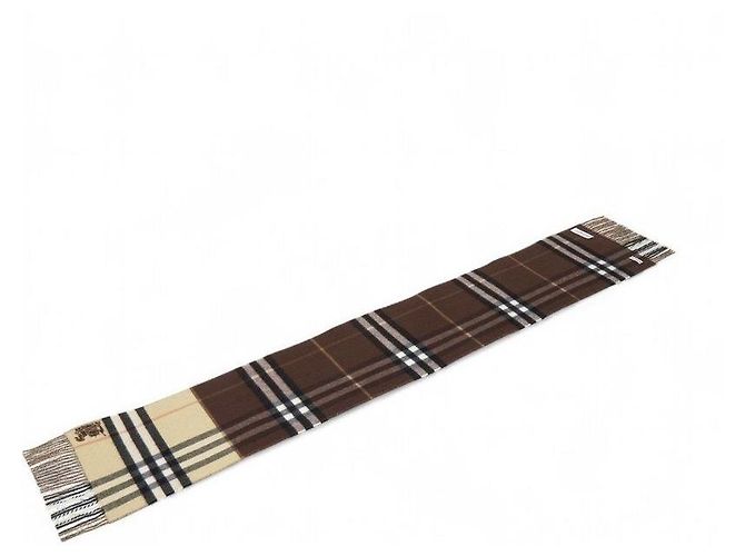 Burberry Pieces] Sciarpa in cashmere Contrast Check - vista 6