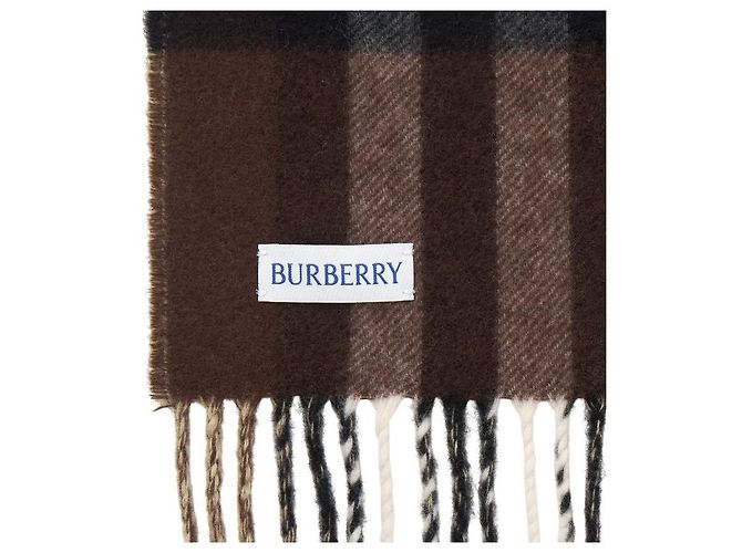 Burberry Pieces] Sciarpa in cashmere Contrast Check - vista 8