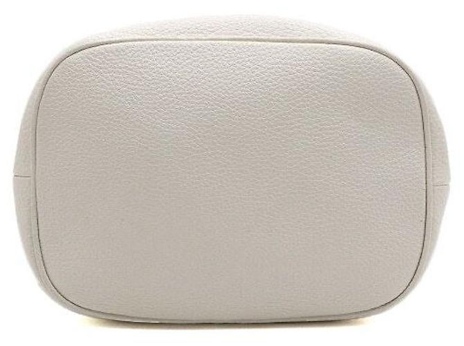 Prada Borsa a Secchiello a Spalla e Tracolla in Vitello Daino Bianco - vista 7