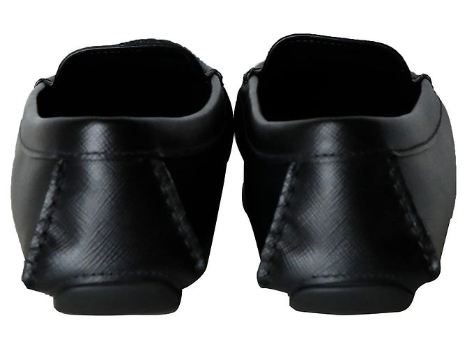 Prada Saffiano Autofahrer-Loafer - Ansicht 4