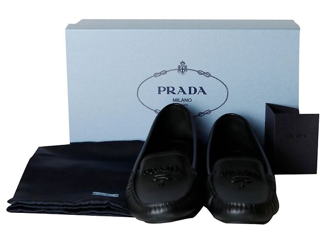 Prada Saffiano Autofahrer-Loafer - Ansicht 7