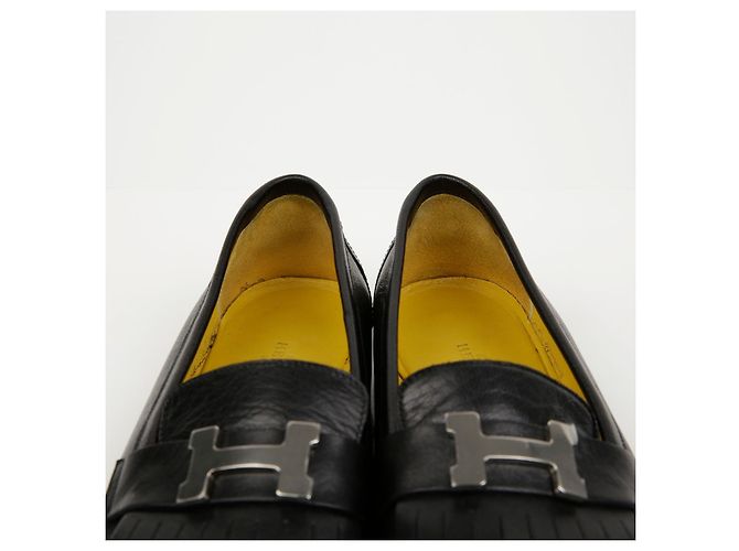 Mocassini Royal Hermès in pelle marrone - vista 6