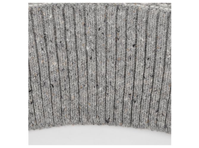 Thom Browne Mohair-Strick mit Streifen Hellgrau - Ansicht 14