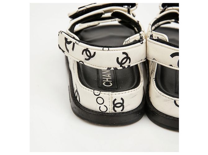 Chanel Sandali Velcro Multi CC - vista 12