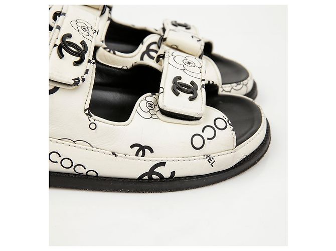 Chanel Sandali Velcro Multi CC - vista 5