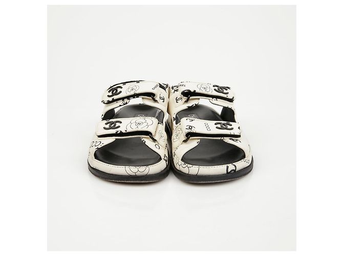 Chanel Sandali Velcro Multi CC - vista 6