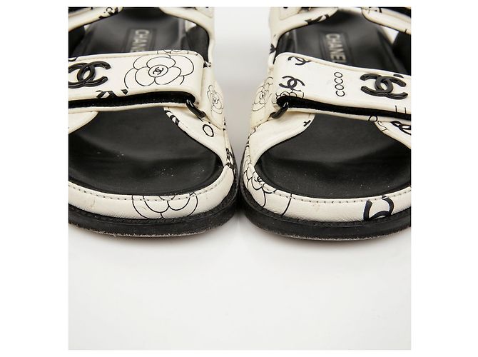 Chanel Sandali Velcro Multi CC - vista 7