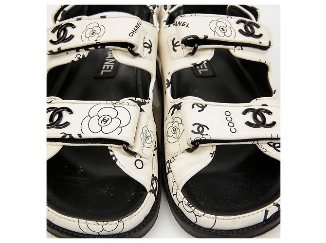 Chanel Sandali Velcro Multi CC - vista 8