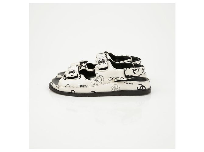 Chanel Sandali Velcro Multi CC - vista 9
